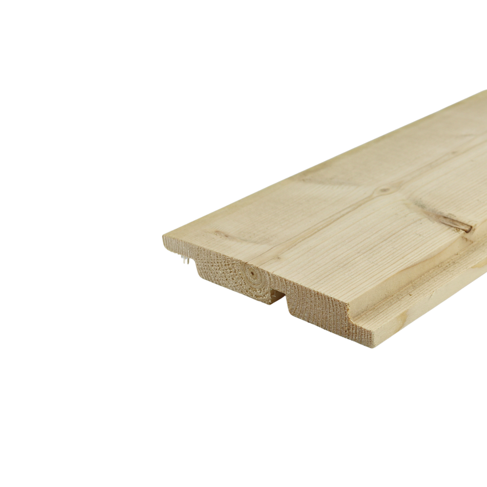 Ārējās apdares dēlis, egle, 20x145, KD18%, UYV3V, AB