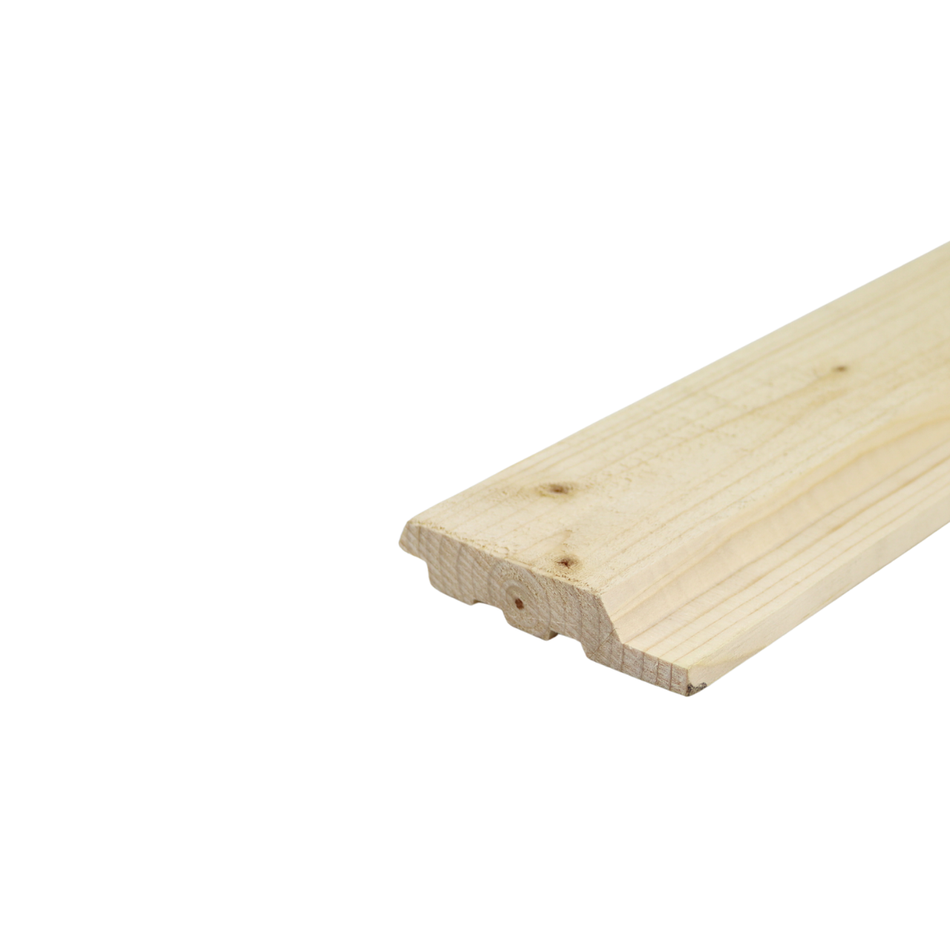Ārējās apdares dēlis, egle, 21x95, KD18%, UYVpc, AB