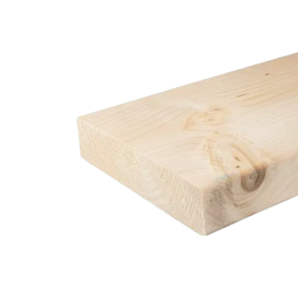 Ēvelēts dēlis, C24, egle, 45x245, 4R3, KD18%