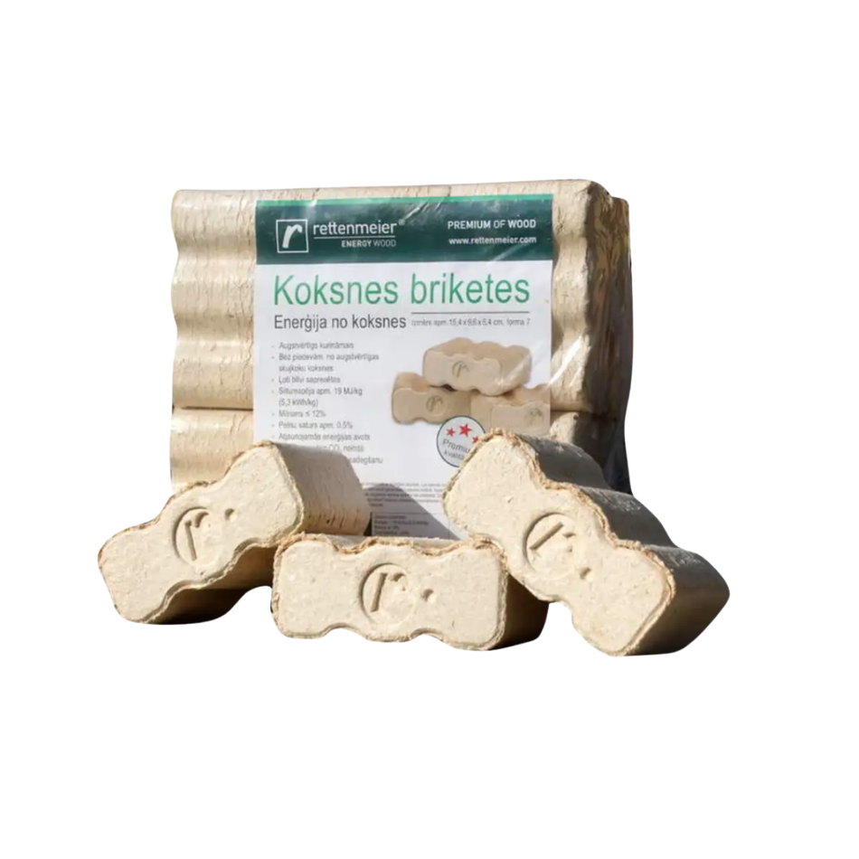 Kokskaidu briketes Premium, Palete