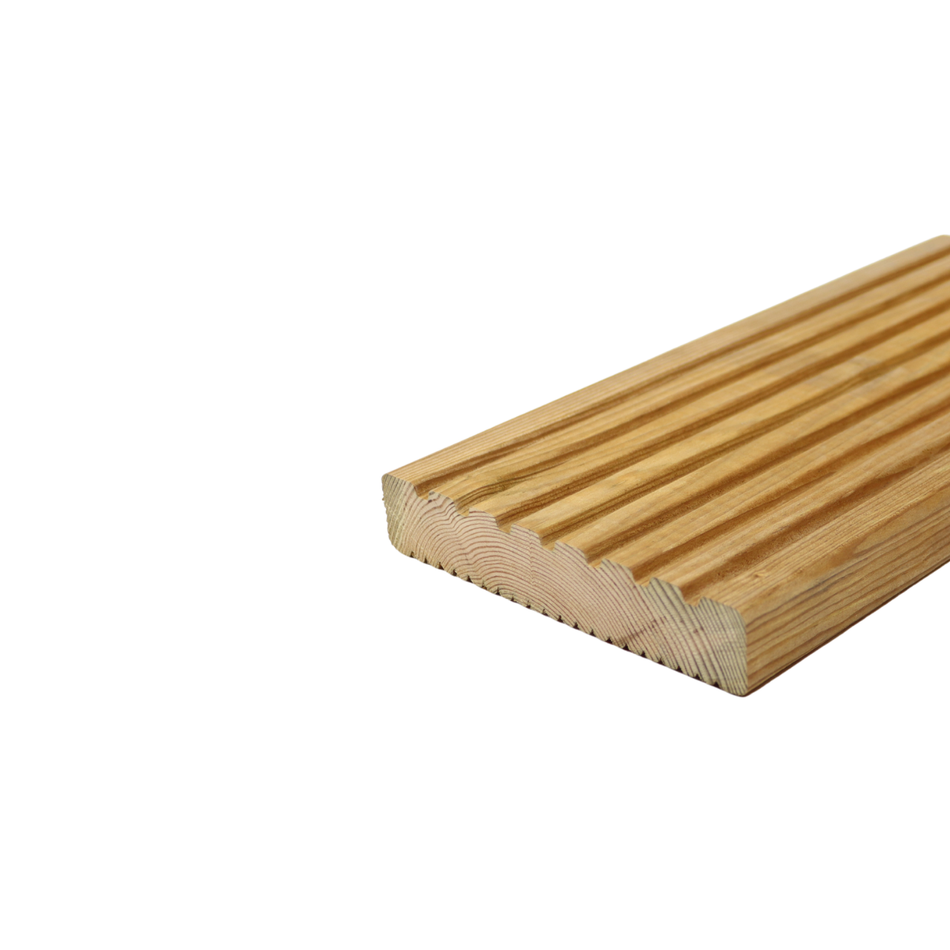 Terases dēlis, impregnēts brūns 3 klase, egle, 28x145, AB