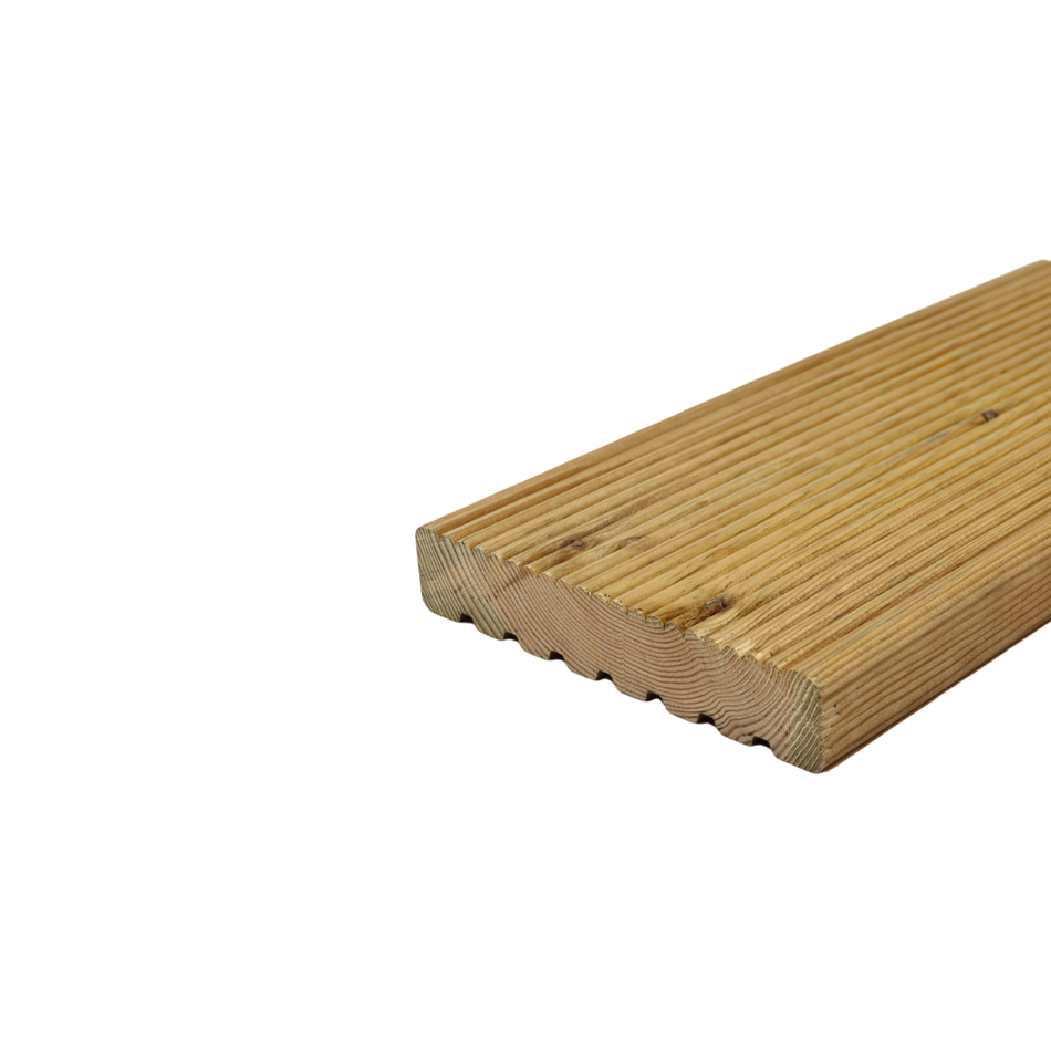 Terases dēlis, impregnēts brūns 3 klase, priede, 28x145,  AB